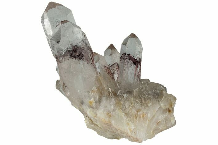 Sunset Phantom Quartz Crystal Cluster - India #227676